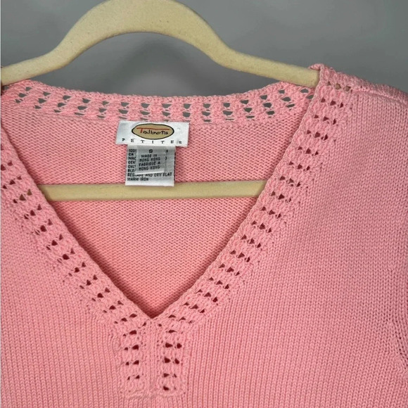 Talbots Pink Knit Sweater - Picture 11 of 15